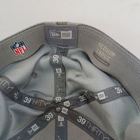 New Era Dallas Cowboys Training 39THIRTY Stretch Fit Embroidered Cap M/L Grey... - Picture 6 of 7